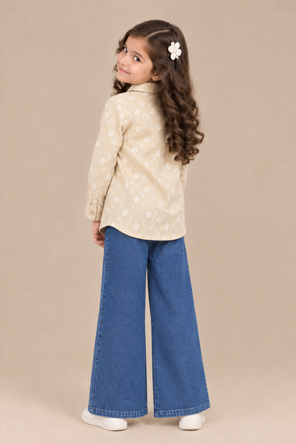 Casual denim 3-piece set