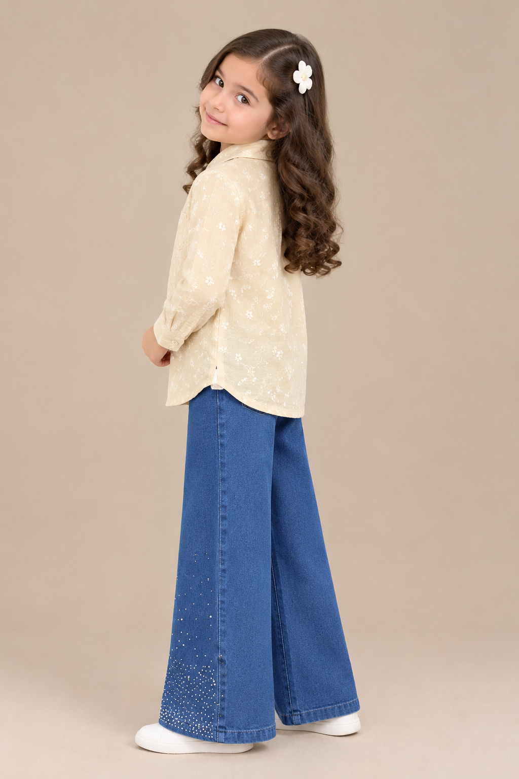 Casual denim 3-piece set